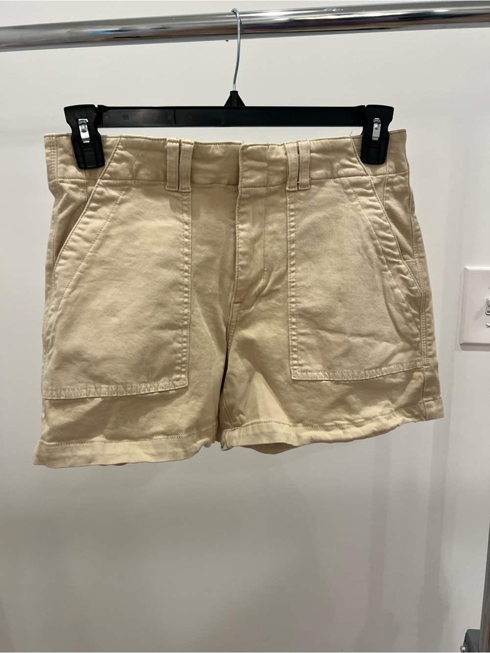 pistola Cream Utility Cargo Shorts